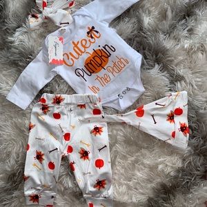 NWT cutest pumpkin in the patch outfit